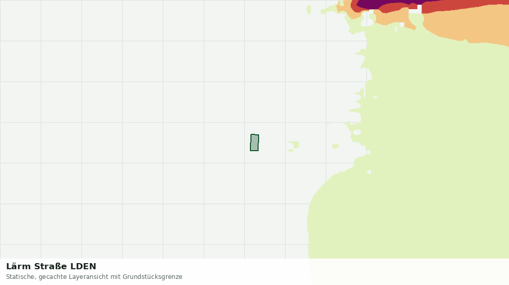 Statische Kartenansicht: Lärm Straße LDEN