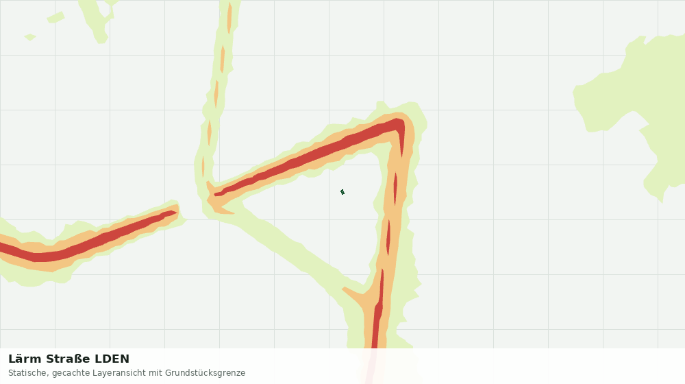 Statische Kartenansicht: Lärm Straße LDEN