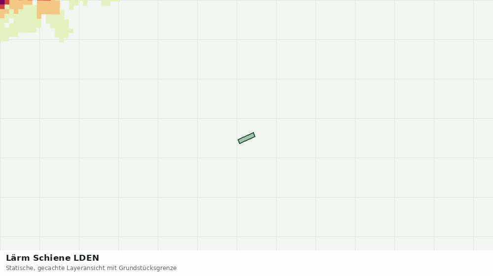 Statische Kartenansicht: Lärm Schiene LDEN