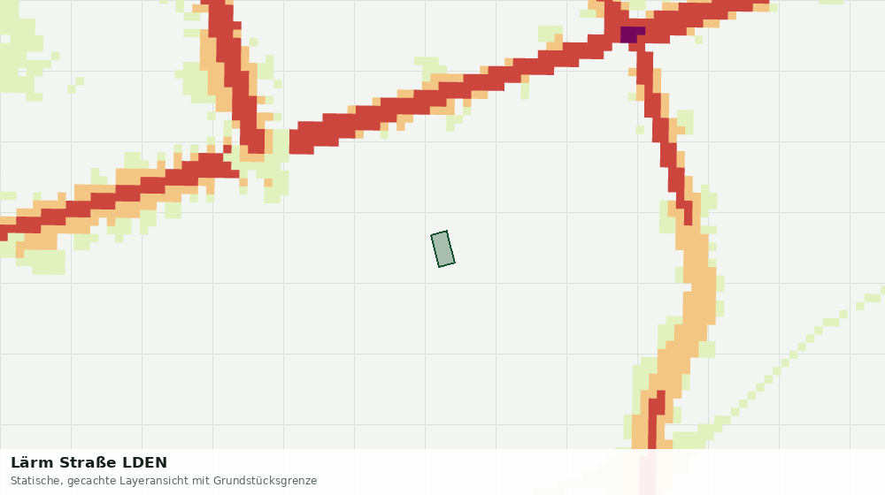 Statische Kartenansicht: Lärm Straße LDEN