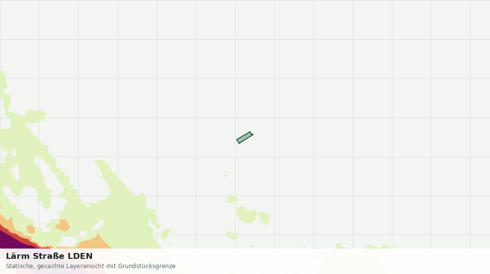 Statische Kartenansicht: Lärm Straße LDEN