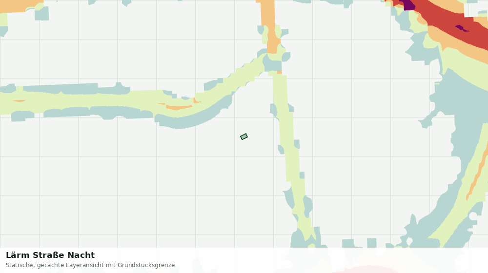 Statische Kartenansicht: Lärm Straße Nacht