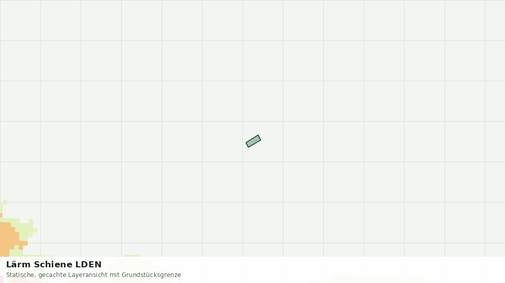 Statische Kartenansicht: Lärm Schiene LDEN
