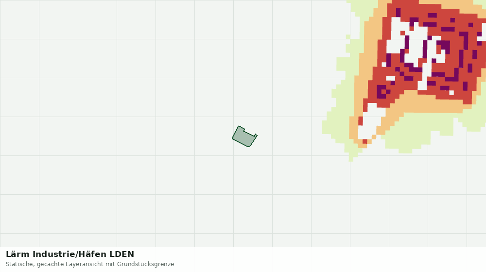 Statische Kartenansicht: Lärm Industrie/Häfen LDEN