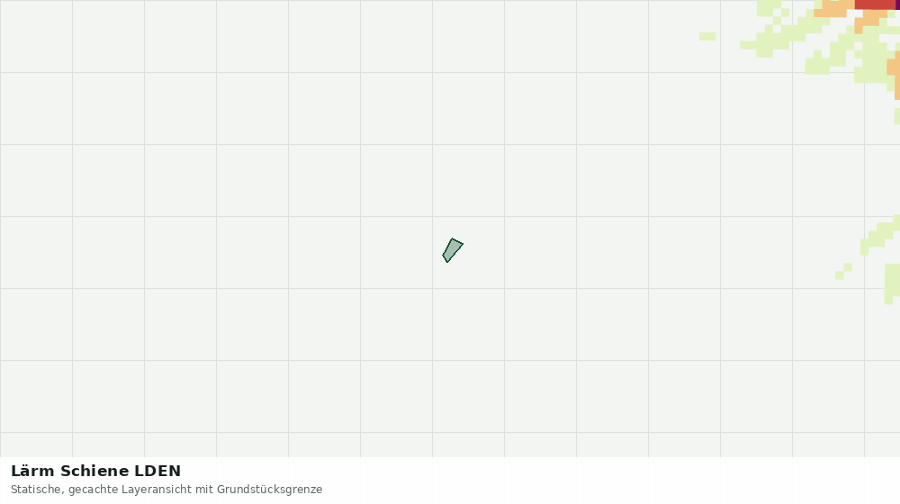 Statische Kartenansicht: Lärm Schiene LDEN