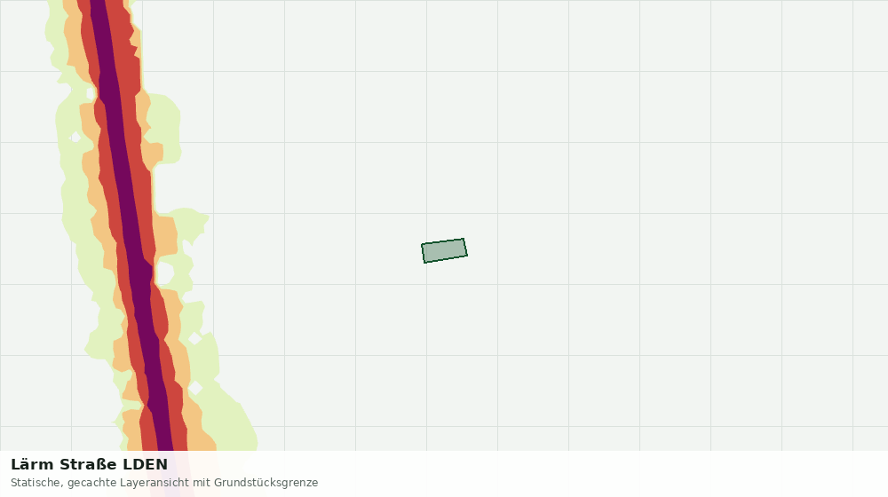 Statische Kartenansicht: Lärm Straße LDEN