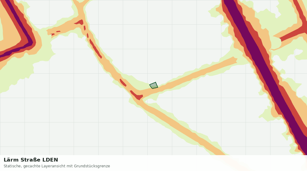 Statische Kartenansicht: Lärm Straße LDEN