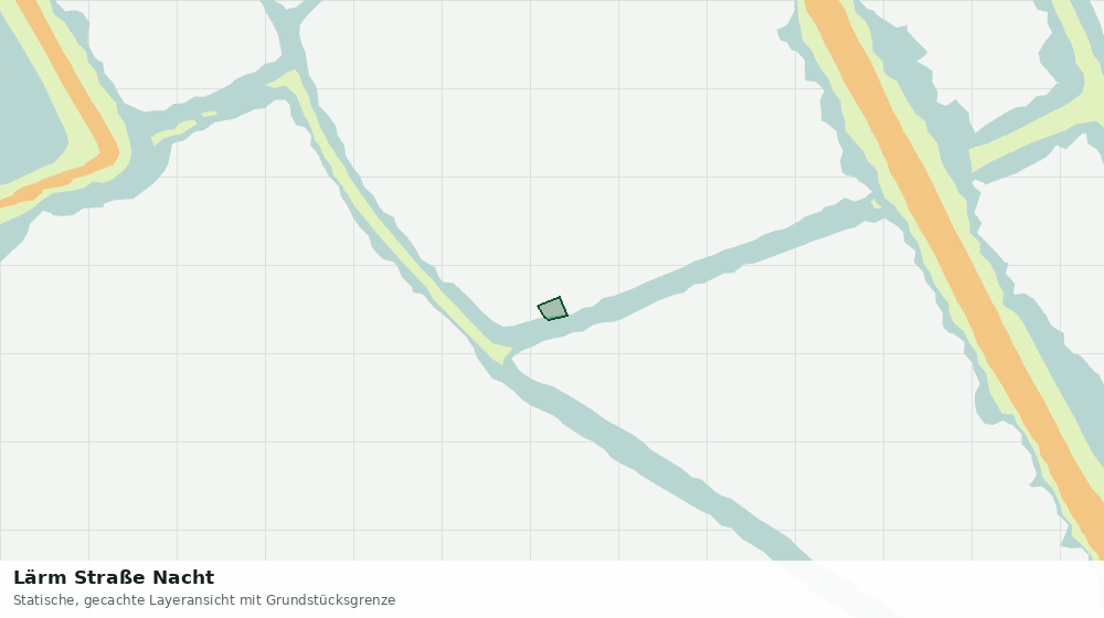 Statische Kartenansicht: Lärm Straße Nacht
