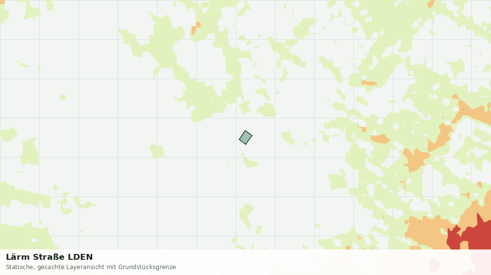 Statische Kartenansicht: Lärm Straße LDEN