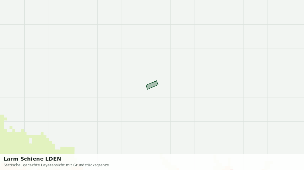 Statische Kartenansicht: Lärm Schiene LDEN