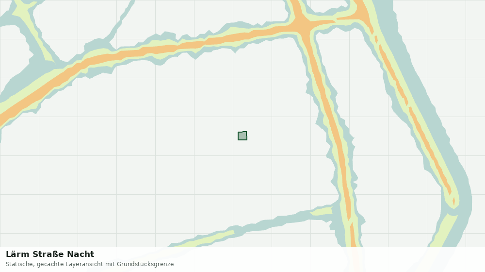 Statische Kartenansicht: Lärm Straße Nacht