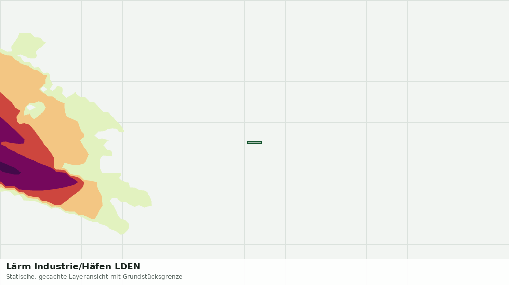 Statische Kartenansicht: Lärm Industrie/Häfen LDEN
