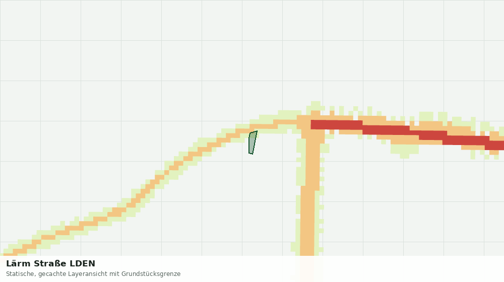Statische Kartenansicht: Lärm Straße LDEN