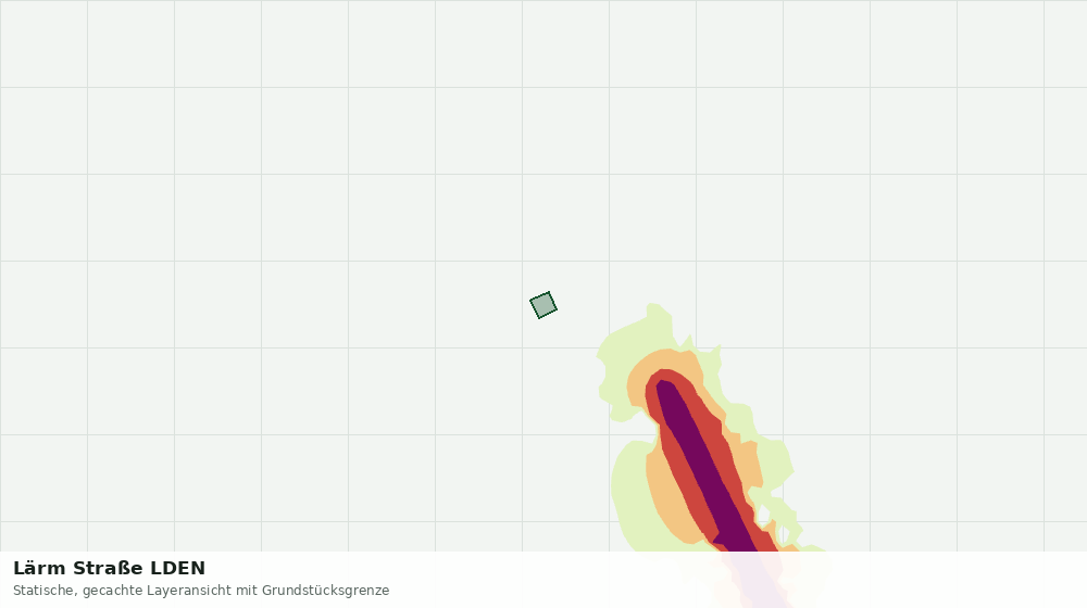Statische Kartenansicht: Lärm Straße LDEN