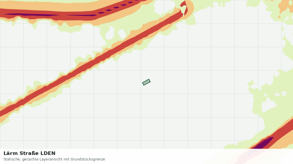 Statische Kartenansicht: Lärm Straße LDEN