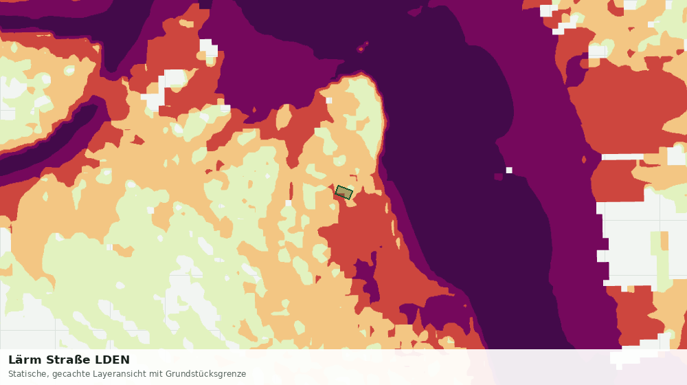Statische Kartenansicht: Lärm Straße LDEN