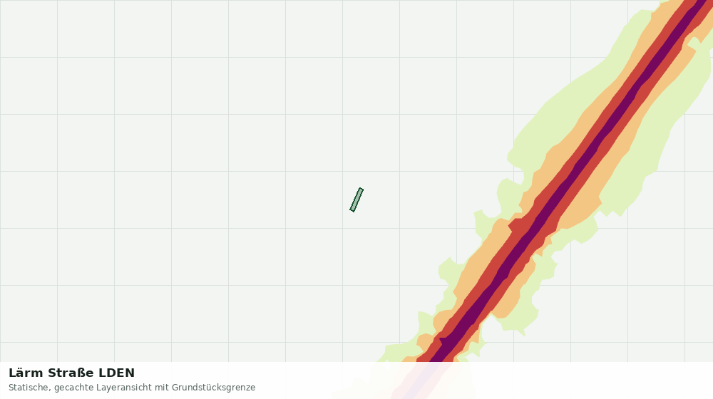 Statische Kartenansicht: Lärm Straße LDEN