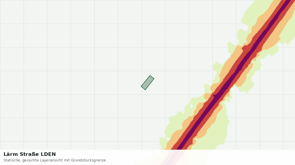 Statische Kartenansicht: Lärm Straße LDEN