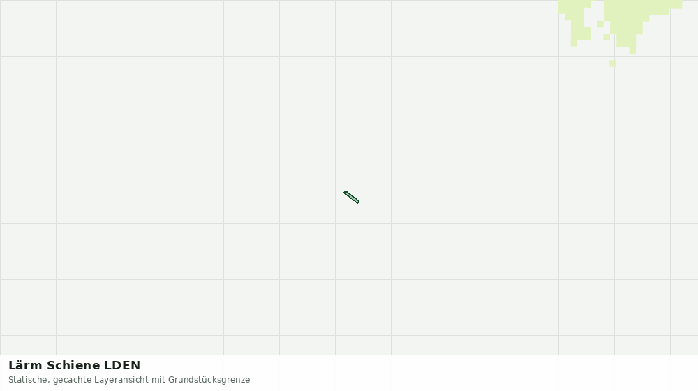 Statische Kartenansicht: Lärm Schiene LDEN