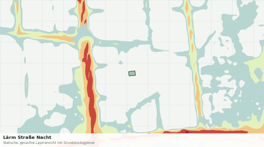 Statische Kartenansicht: Lärm Straße Nacht