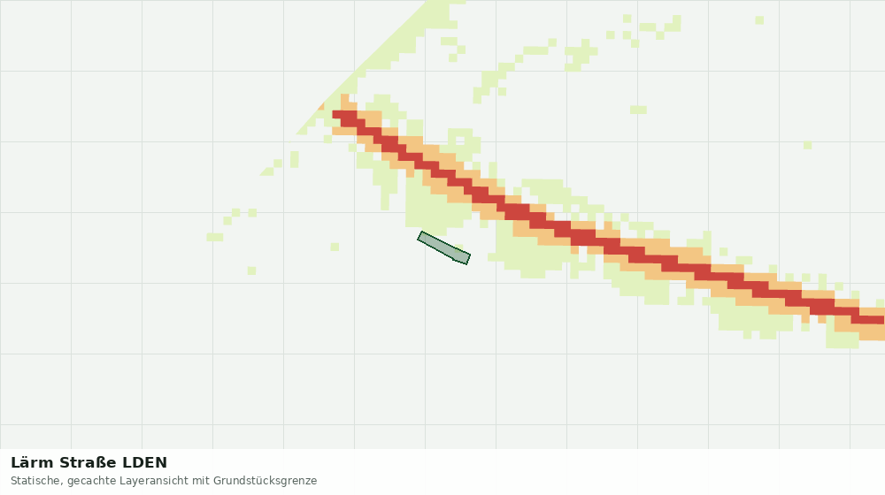 Statische Kartenansicht: Lärm Straße LDEN