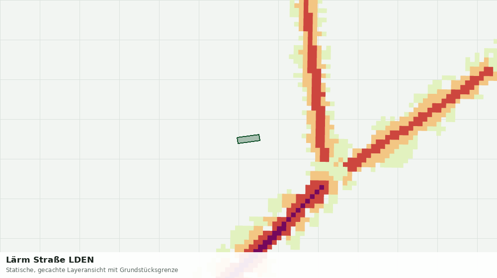 Statische Kartenansicht: Lärm Straße LDEN