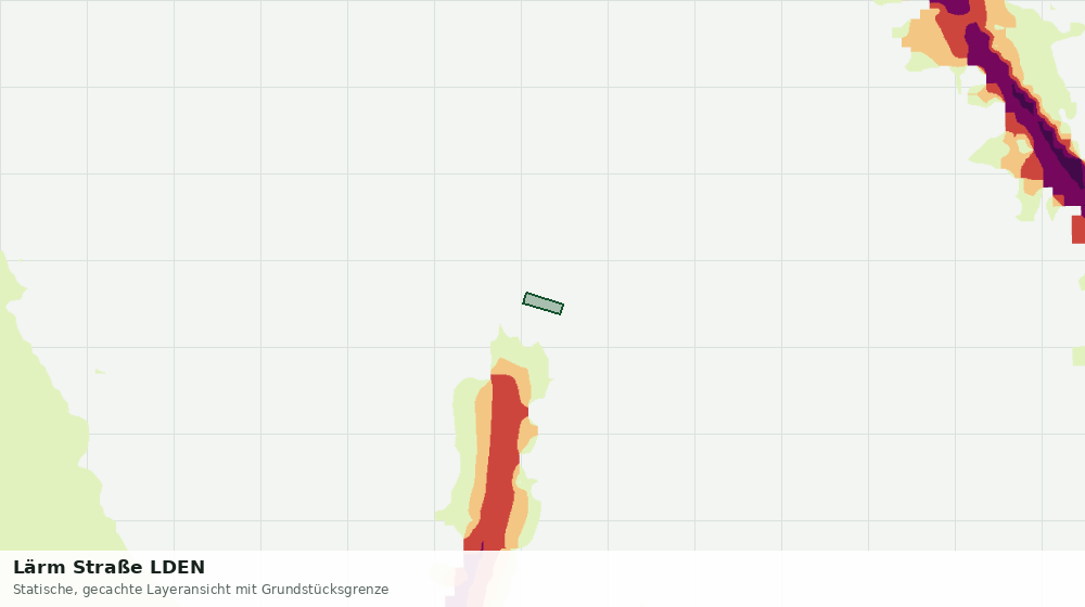 Statische Kartenansicht: Lärm Straße LDEN