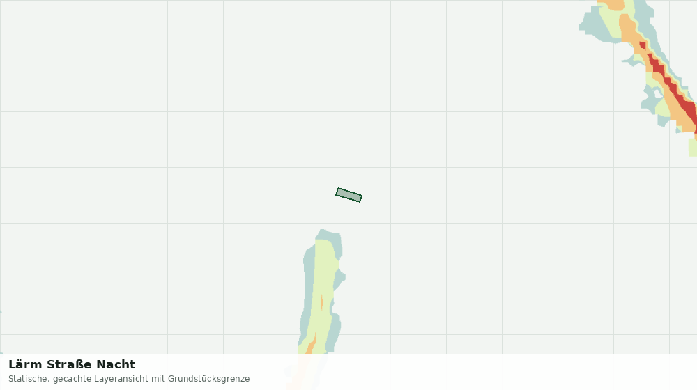 Statische Kartenansicht: Lärm Straße Nacht