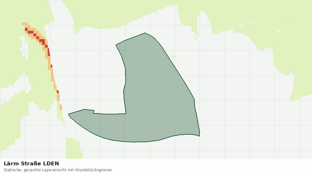 Statische Kartenansicht: Lärm Straße LDEN