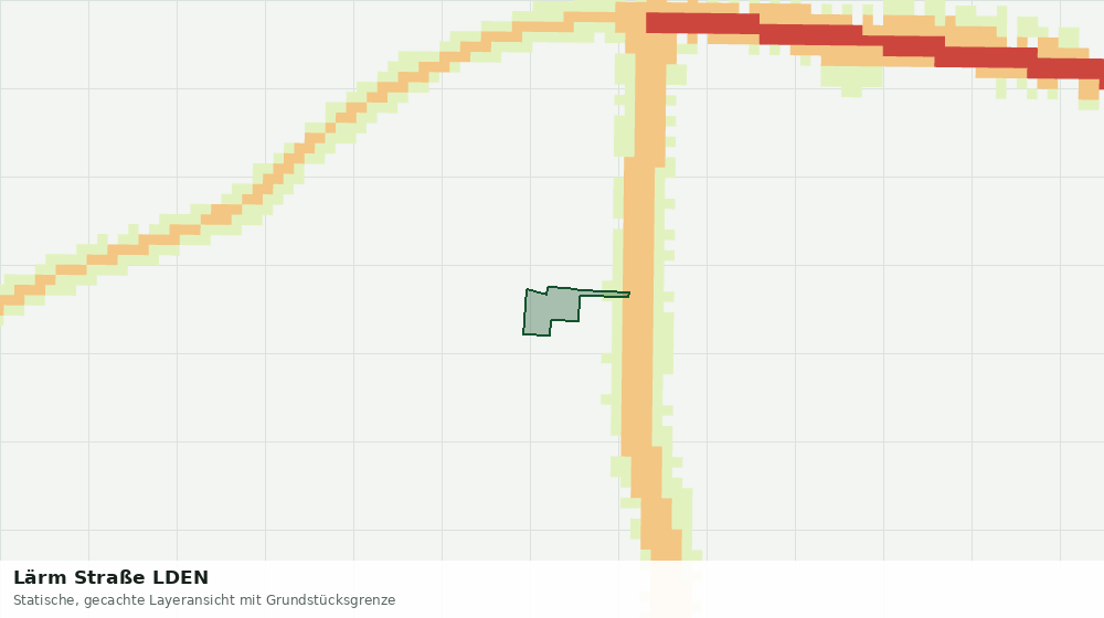 Statische Kartenansicht: Lärm Straße LDEN