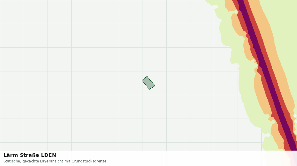 Statische Kartenansicht: Lärm Straße LDEN