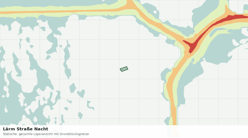 Statische Kartenansicht: Lärm Straße Nacht