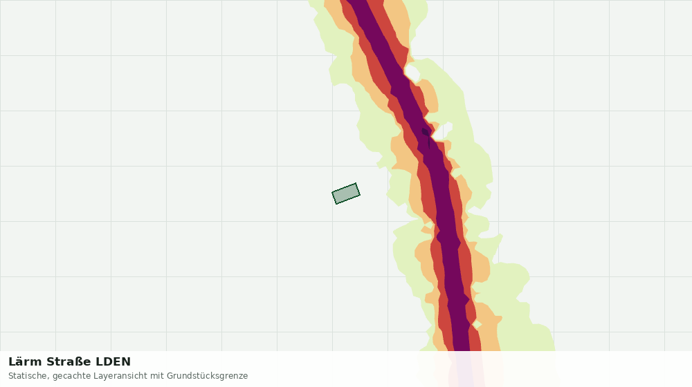 Statische Kartenansicht: Lärm Straße LDEN