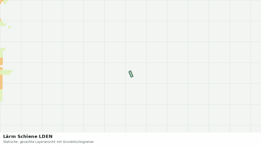 Statische Kartenansicht: Lärm Schiene LDEN