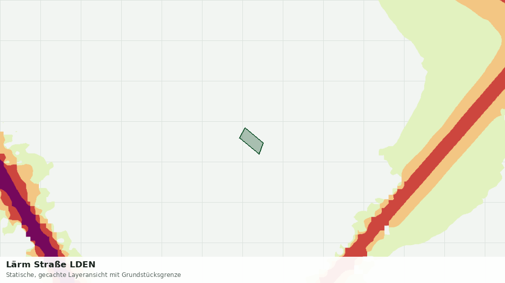Statische Kartenansicht: Lärm Straße LDEN