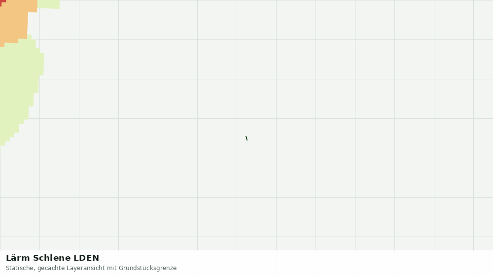 Statische Kartenansicht: Lärm Schiene LDEN