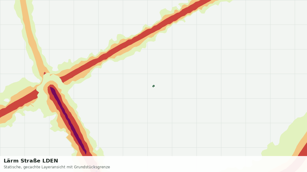 Statische Kartenansicht: Lärm Straße LDEN