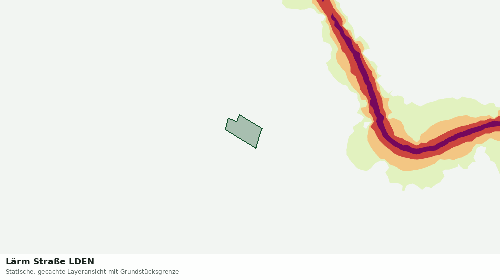 Statische Kartenansicht: Lärm Straße LDEN