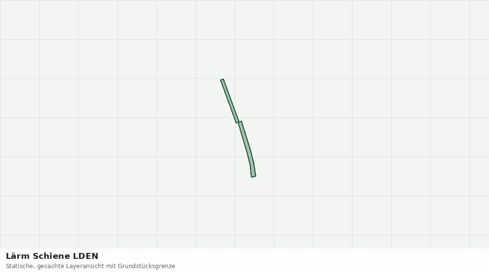 Statische Kartenansicht: Lärm Schiene LDEN