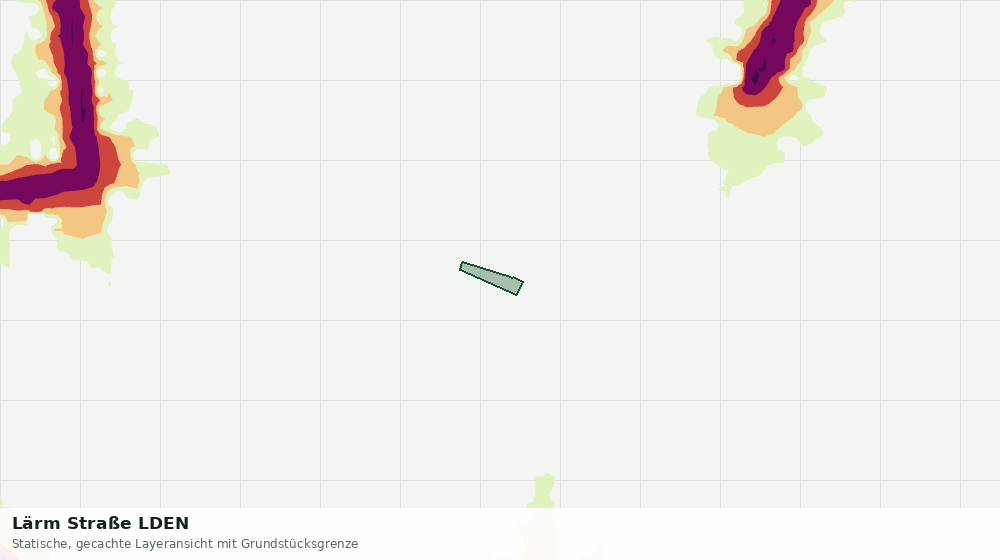 Statische Kartenansicht: Lärm Straße LDEN
