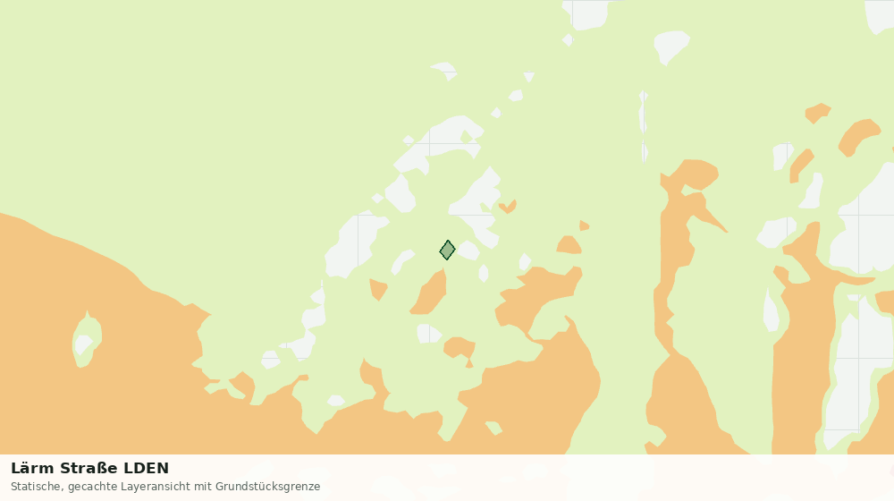 Statische Kartenansicht: Lärm Straße LDEN