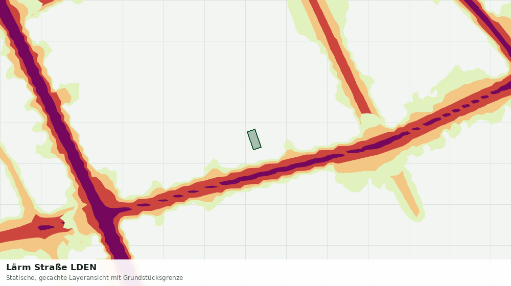 Statische Kartenansicht: Lärm Straße LDEN