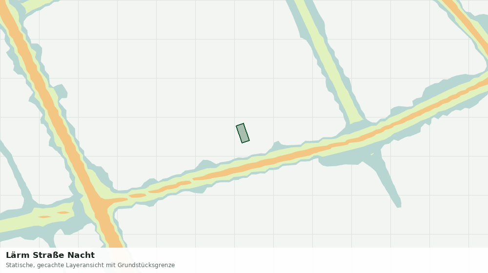Statische Kartenansicht: Lärm Straße Nacht