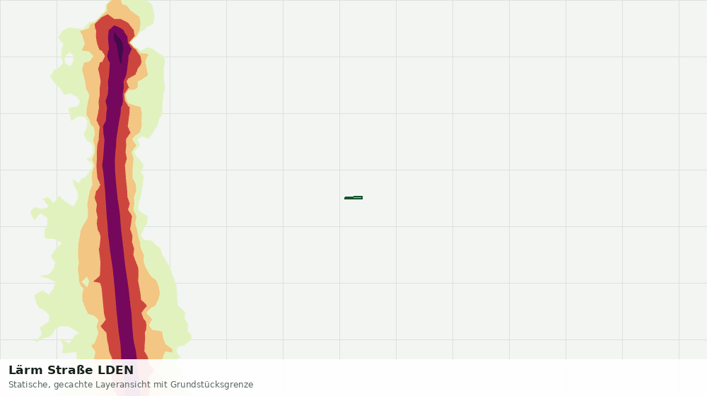 Statische Kartenansicht: Lärm Straße LDEN