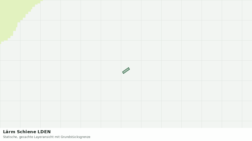 Statische Kartenansicht: Lärm Schiene LDEN