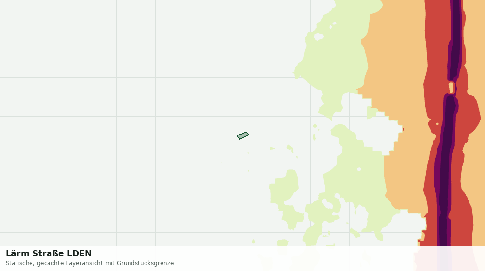Statische Kartenansicht: Lärm Straße LDEN