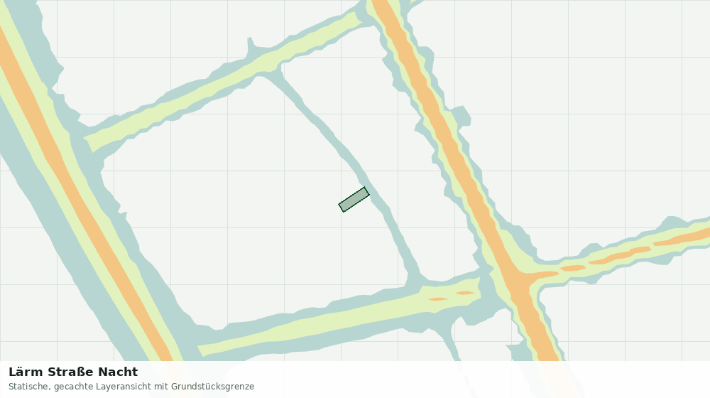 Statische Kartenansicht: Lärm Straße Nacht