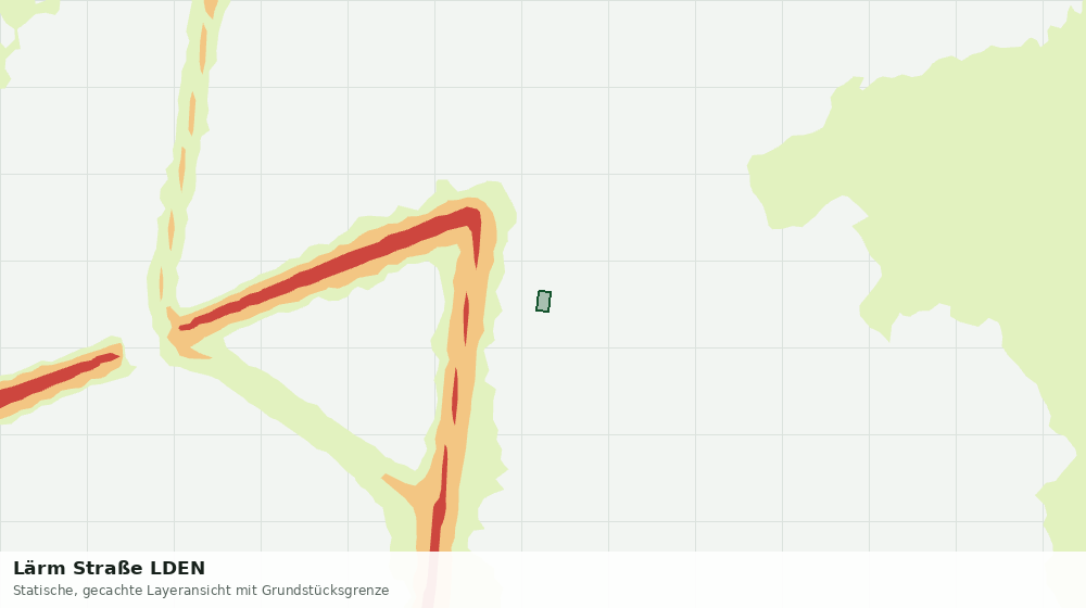 Statische Kartenansicht: Lärm Straße LDEN