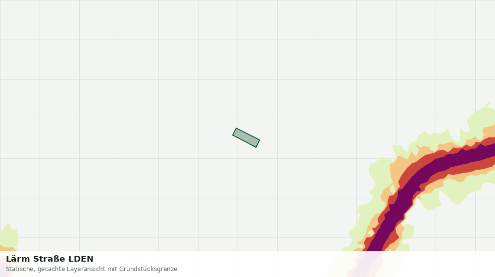 Statische Kartenansicht: Lärm Straße LDEN