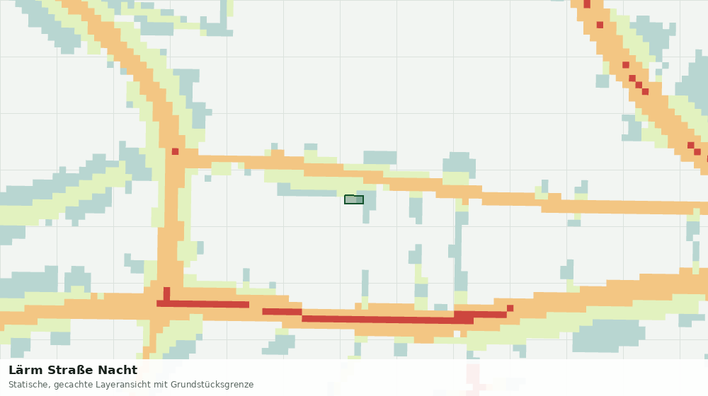 Statische Kartenansicht: Lärm Straße Nacht